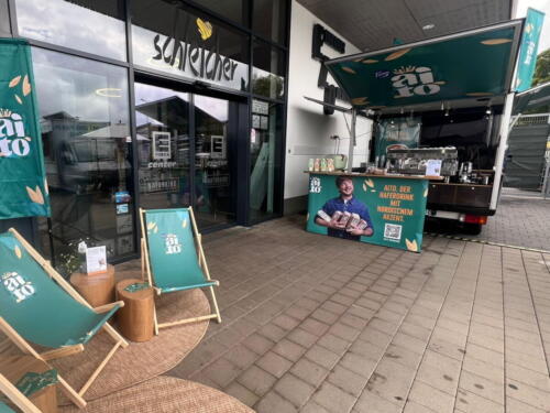 Aito Haferdrink Promotion Espressomobil