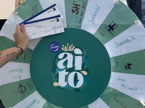 Aito Haferdrink Promotion Espressomobil
